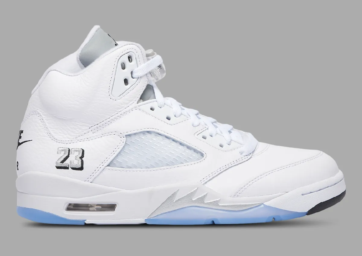 Air Jordan 5 "White Metallic" 2026: The OG Returns With Nike Air